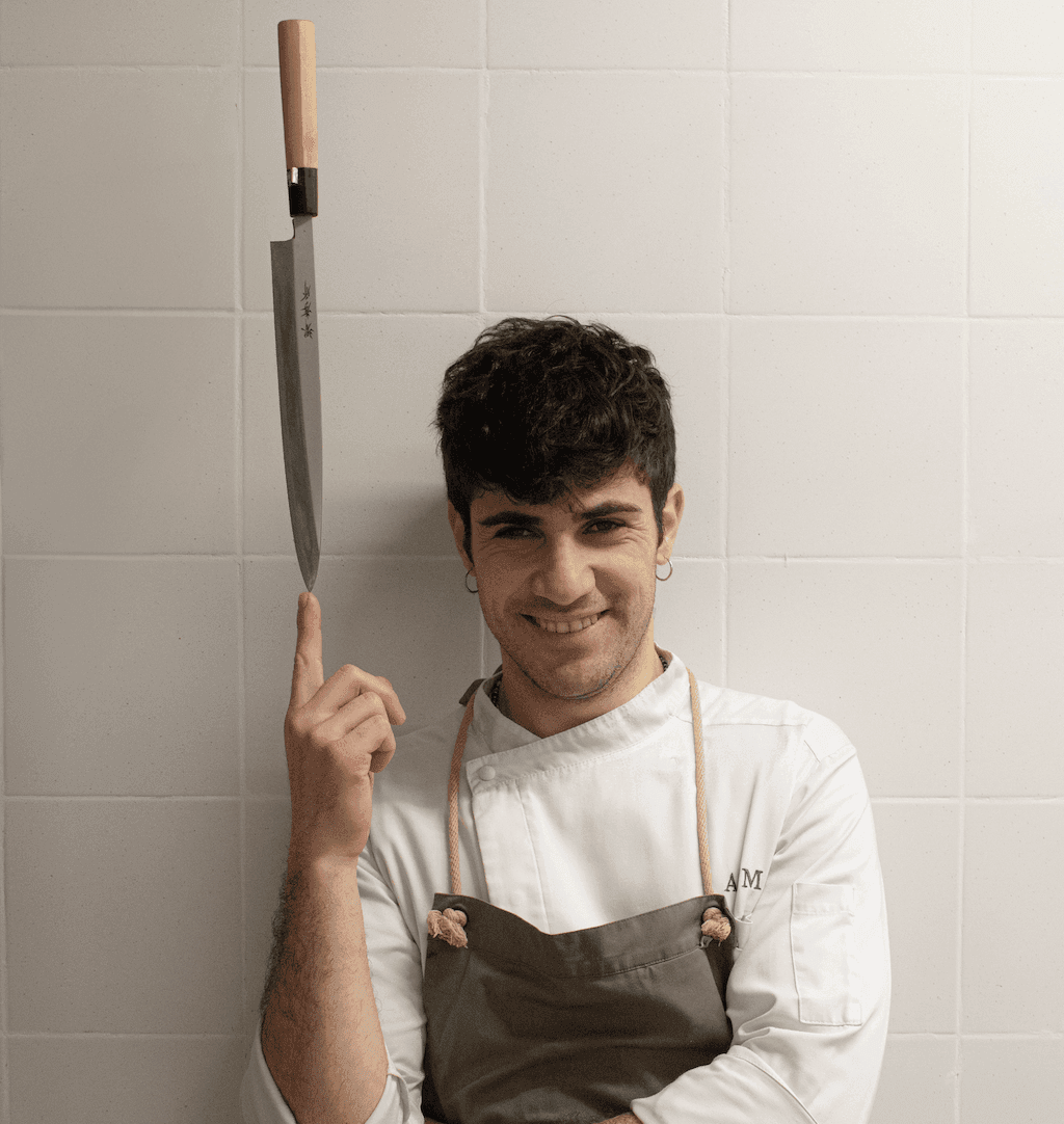 Juri Poli, chef del ristorante San Bernardo.